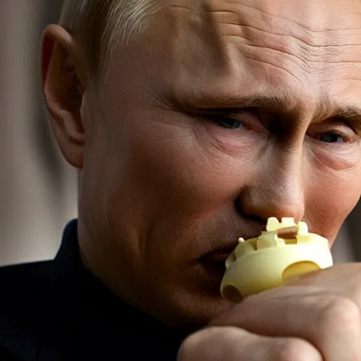 Image similar to putin eating chess piece