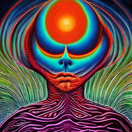 Image similar to Tool Album Art, Alex Grey