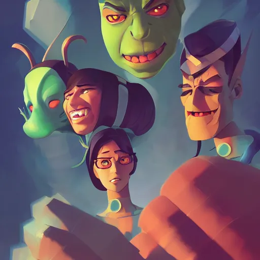 Prompt: face icon stylized minimalist toxic crusaders, loftis, cory behance hd by jesper ejsing, by rhads, makoto shinkai and lois van baarle, ilya kuvshinov, rossdraws global illumination