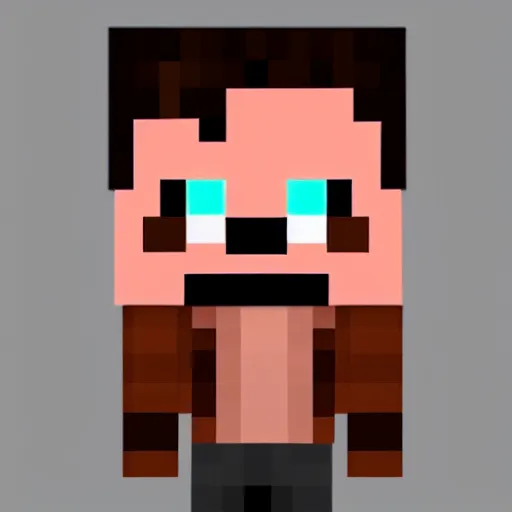 Prompt: markiplier as a minecraft skin,