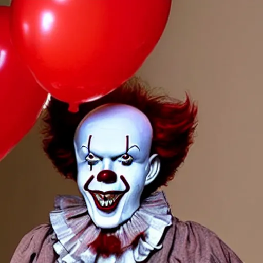 Image similar to pennywise the clown working as an emergency room doctore