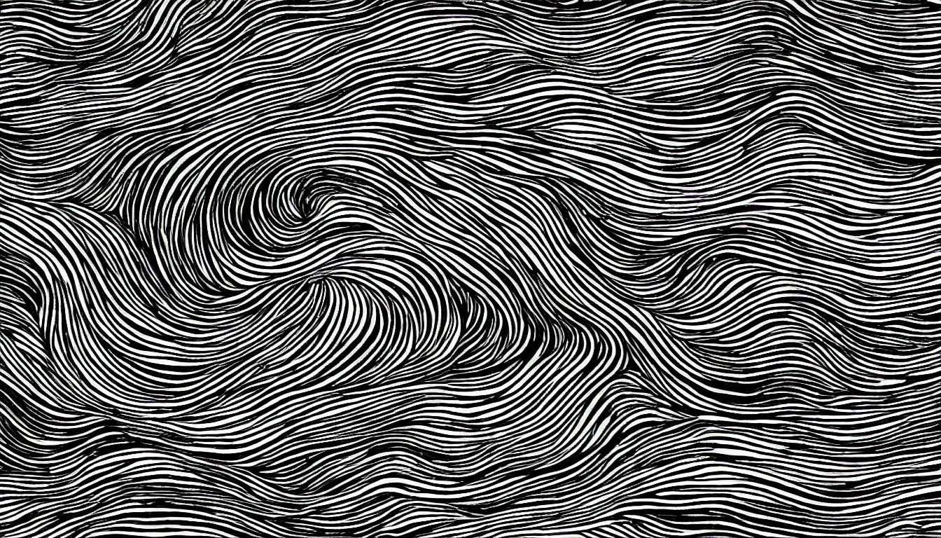 Image similar to ocean wave minimalist line drawing