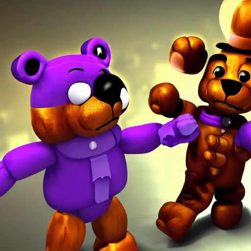 Fazbear Central - feat. WitheredFreddy- Sebastian P. drawn by Freddy- Ezra  B.