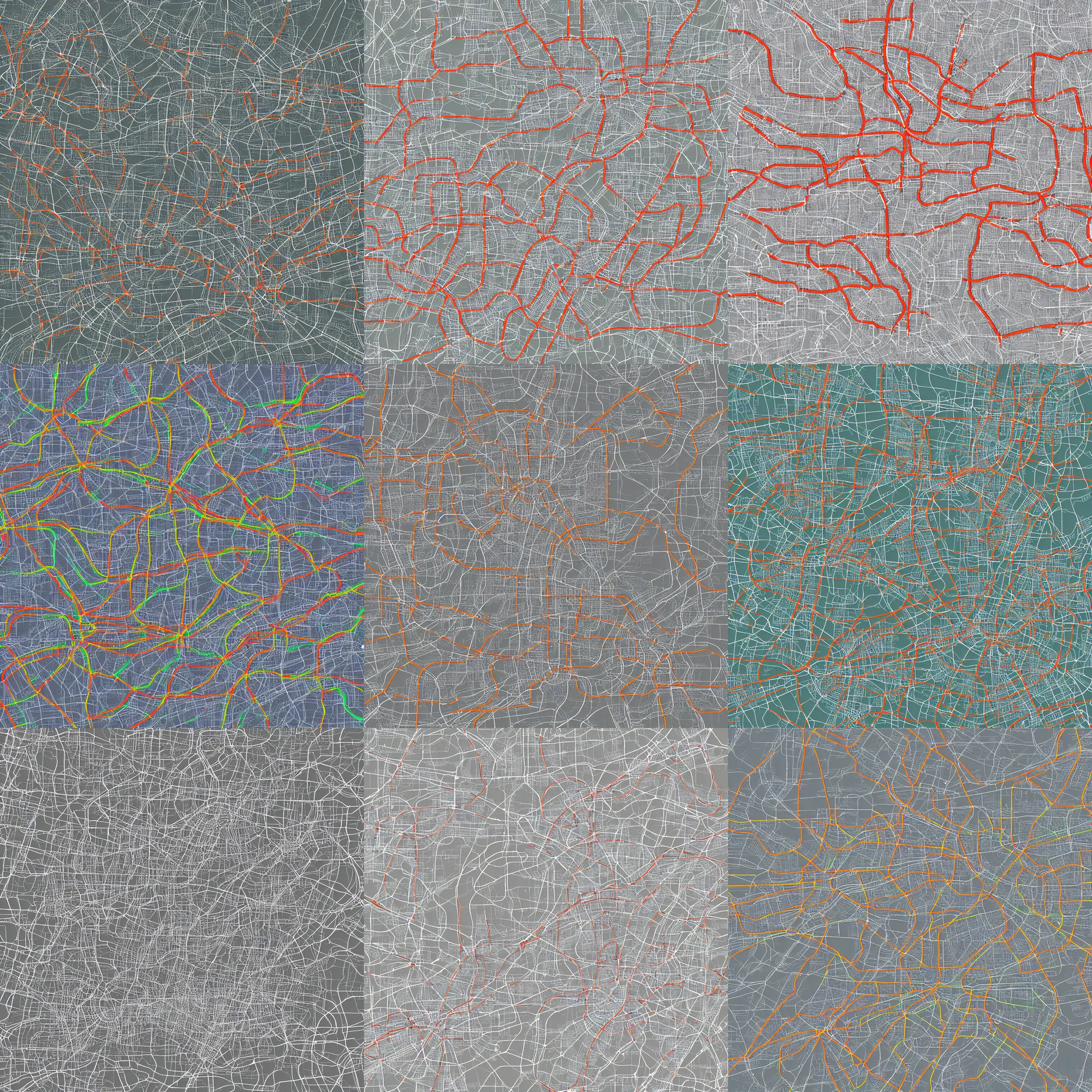 Prompt: Award winning bathometric projection map of London Underground, Vector graphic, mapbox