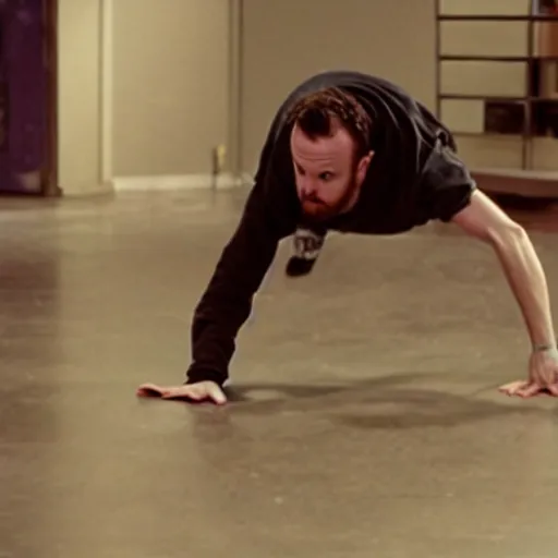 Prompt: Jesse Pinkman breakdancing