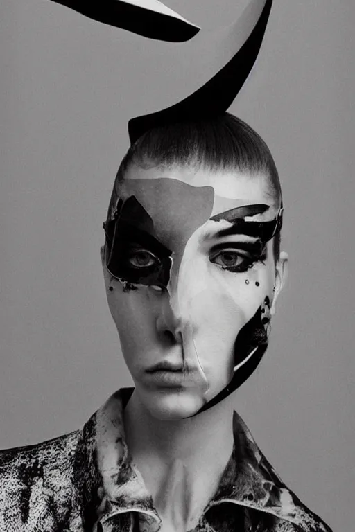 margiela campaign featuring ark bumpy roose as a | Stable Diffusion ...