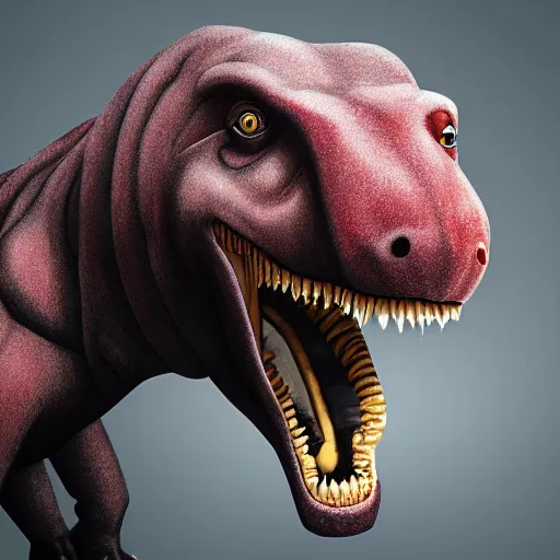 Image similar to photo of a tyrannosaurus clown