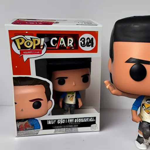 Image similar to funko pop box with real car inside