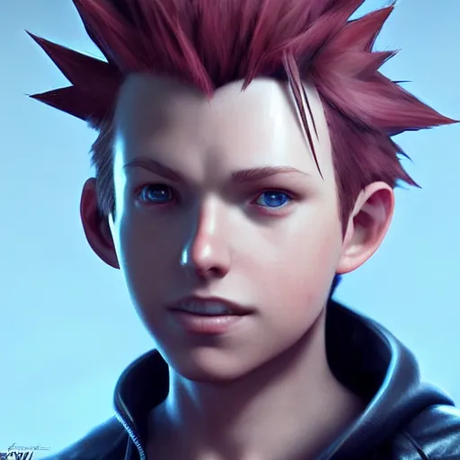 photo realistic image of axel from kingdom hearts,, Stable Diffusion,  avatar kingdom hearts ps4 