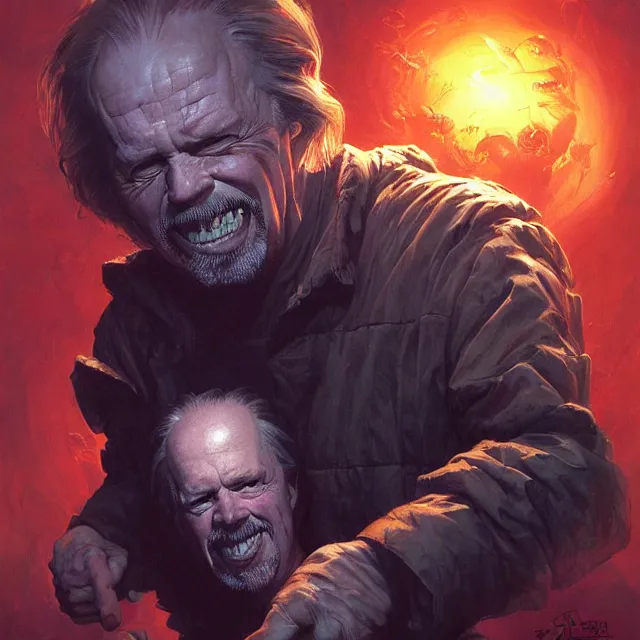 Image similar to the thing john carpenter, by stanley artgerm lau, wlop, rossdraws, frank frazetta, andrei riabovitchev, marc simonetti