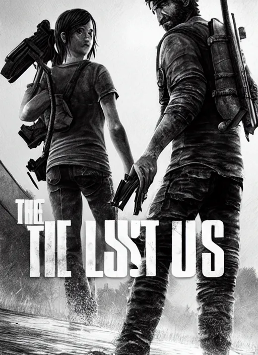 The last of us poster, concept art, trending on, Stable Diffusion