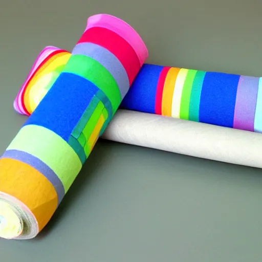Prompt: gay paper towel roll