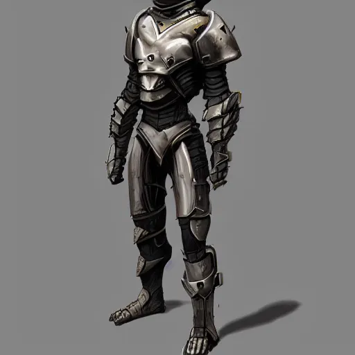 Prompt: sci fi armor concept by neil nelson