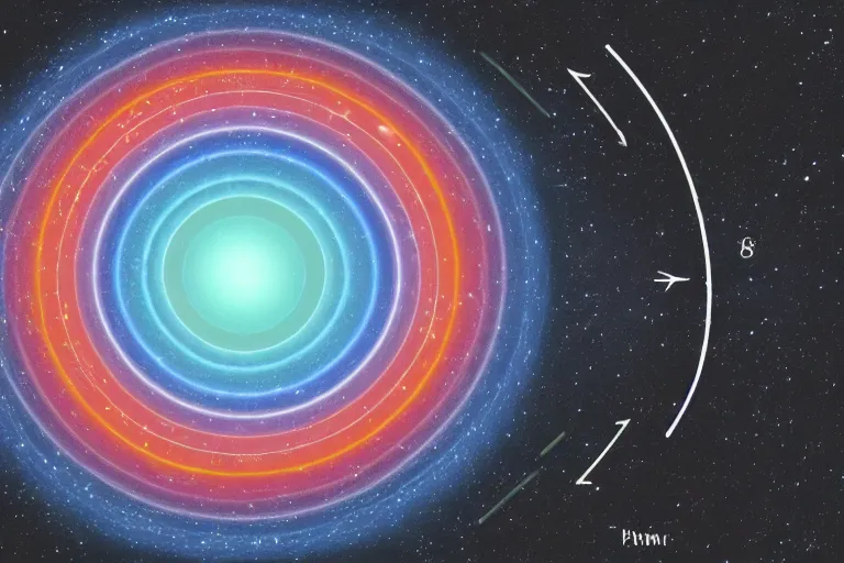 Image similar to a visual representation of the sound of the universe