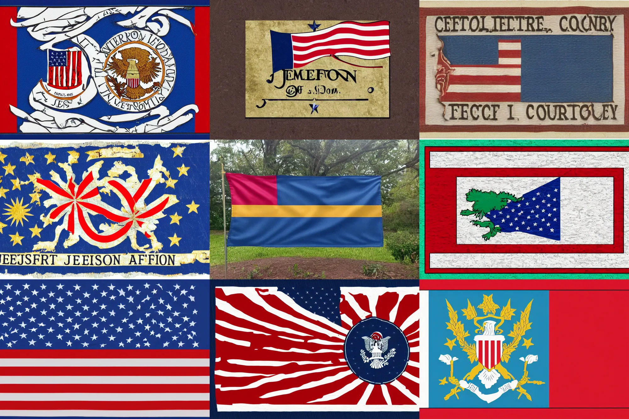 Prompt: official flag of the Country of Jefferson