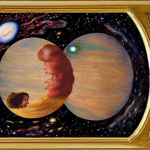 Prompt: the creation of the universe.