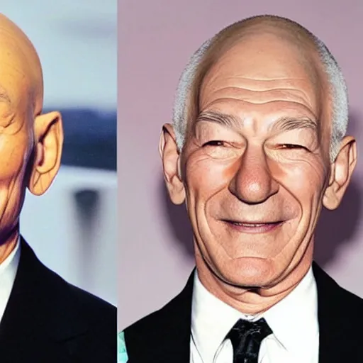 Image similar to patrick stewart mixed with ian mckellen