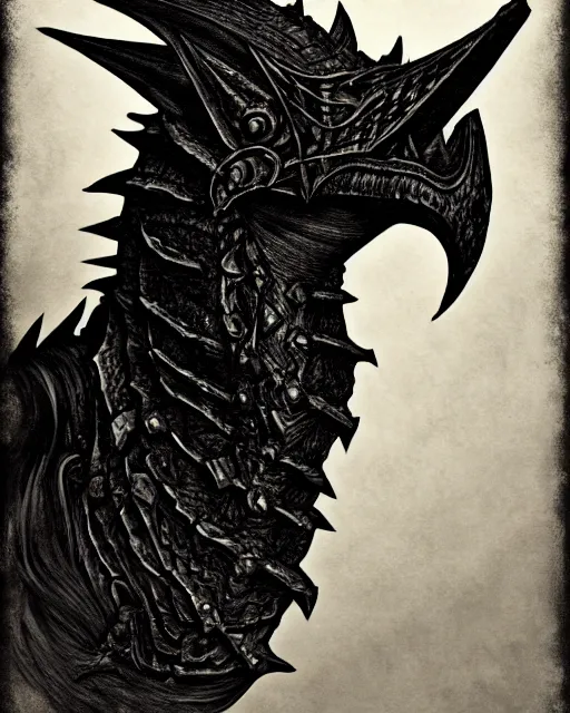 Image similar to portrait of alduin