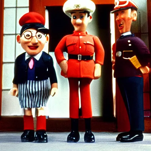 Image similar to herman goering in postman pat