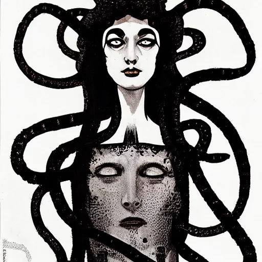 Image similar to medusa by dario argento