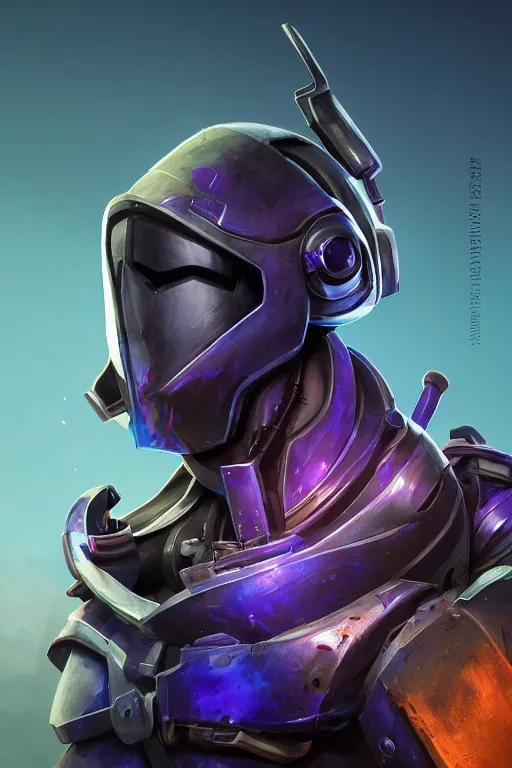 Image similar to epic mask helmet robot ninja portrait stylized as fornite style game design fanart by concept artist gervasio canda, behance hd by jesper ejsing, by rhads, makoto shinkai and lois van baarle, ilya kuvshinov, rossdraws global illumination radiating a glowing aura global illumination ray tracing hdr render in unreal engine 5