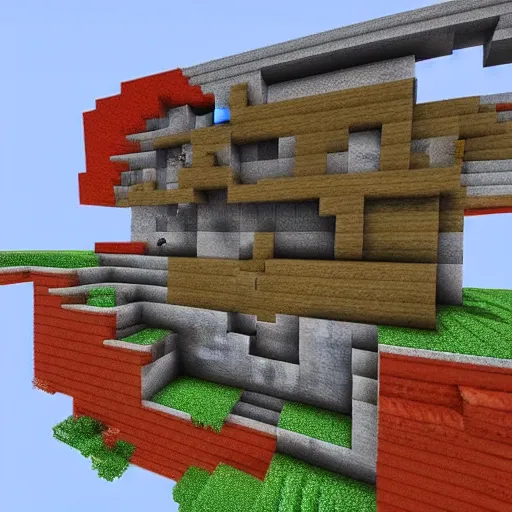 Image similar to Eric Zemmour in Minecraft