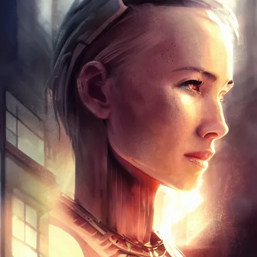 Prompt: naomi watts portrait, dystopia core, apocalyptic, armor, warrior, dramatic, sharp focus, fiction, neon, fantasy, hyper detailed, digital art, trending in artstation, cinematic lighting, studio quality, smooth render, unreal engine 5 rendered, octane rendered, art style and nixeu and wlop and krenz cushart