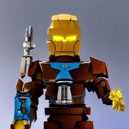 Prompt: Joe Biden in the style of Bionicle