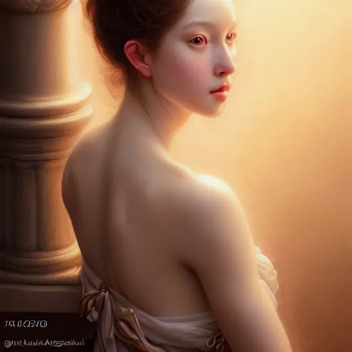 Image similar to a masterpiece ultrarealistic ultradetailed portrait of a very beautiful girl, baroque renaissance. medium shot, intricate, elegant, by stanley artgerm lau, wlop, rossdraws, james jean, andrei riabovitchev, marc simonetti, light by julie bell, porcelain skin. global illumination. vfx