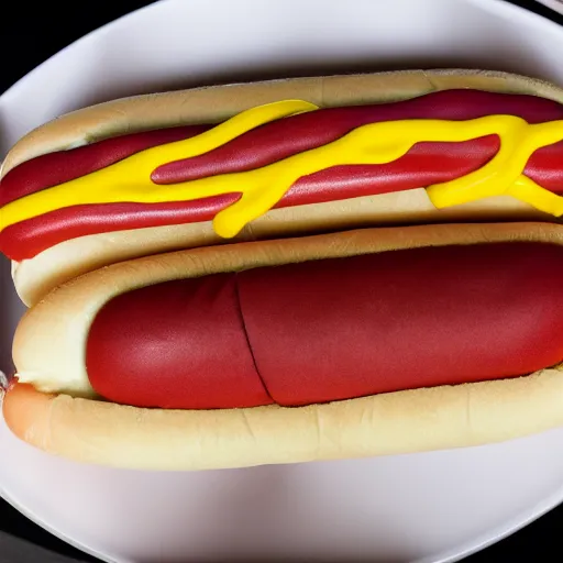 Prompt: photo of a hotdog in the shape of snoop dog, 8 k