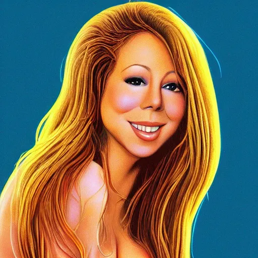 Image similar to “ mariah carey retro minimalist portrait by jean giraud, art of moebius, sharp, smooth face, comic, 8 k ”