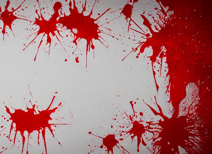 Image similar to blood splatter overlay on plain white background