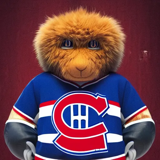 Image similar to Portrait of Youppi the Habs Montreal Canadiens Mascot as a very handsome friendly pokemon, highly detailed, smooth, sharp focus, dynamic lighting, intricate, trending on ArtStation, illustration, art by WLOP