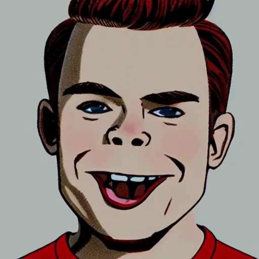 Prompt: Archie Andrews in the style of Harry Lucey