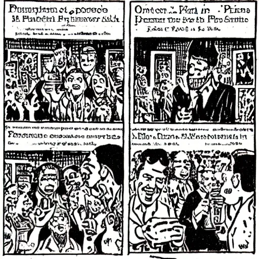 Image similar to robert crumb comic about pembroke pines flanagan high school students partying accurate eyes high detail