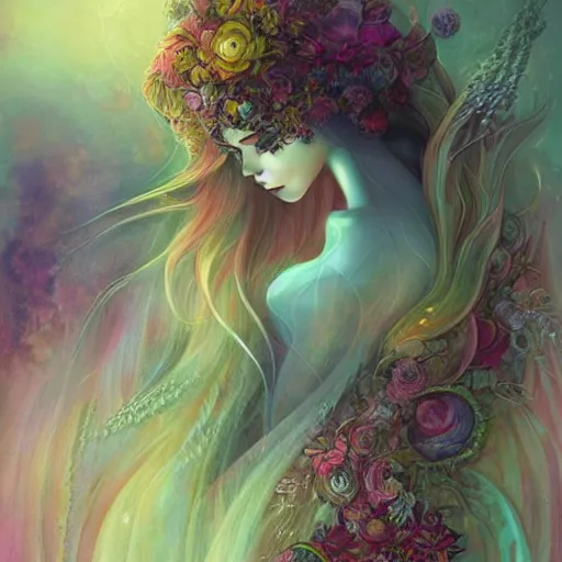 Prompt: ethereal home by anna dittmann