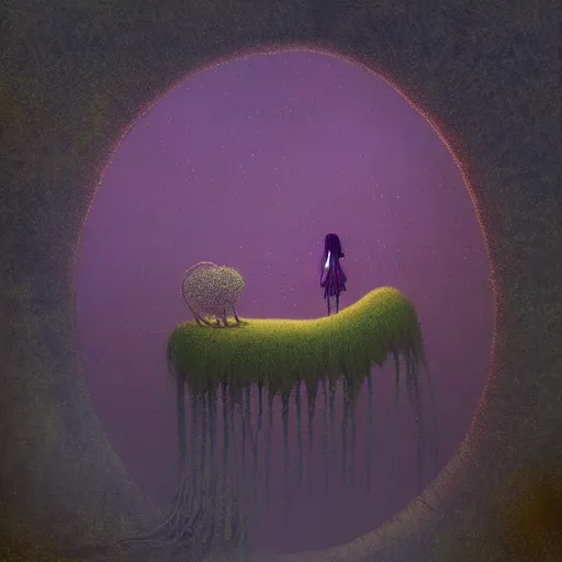 Prompt: lullaby by andy kehoe as 3d render, diorama