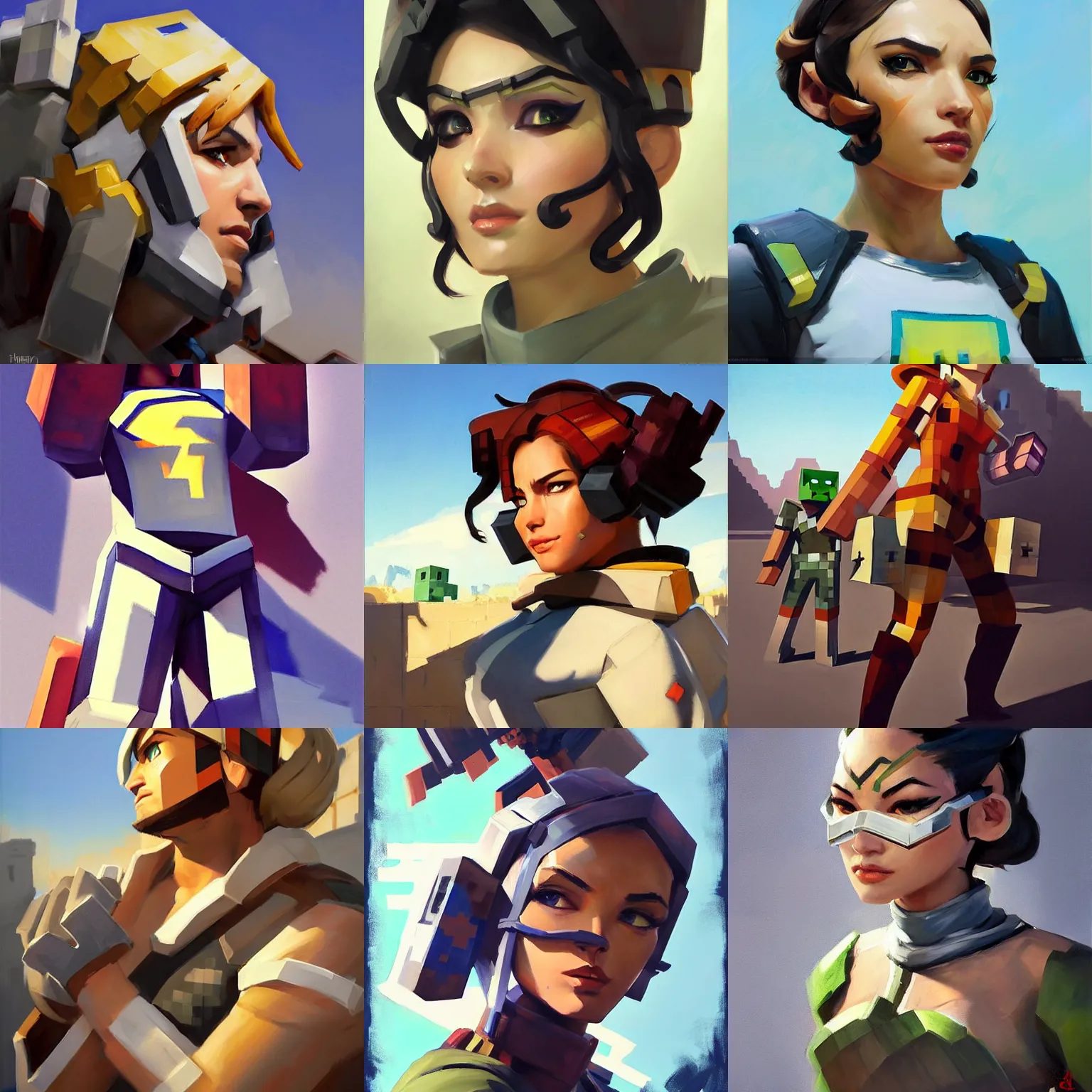Prompt: greg manchess portrait painting of minecraft allay as overwatch character, medium shot, asymmetrical, profile picture, organic painting, sunny day, matte painting, bold shapes, hard edges, street art, trending on artstation, by huang guangjian and gil elvgren and sachin teng