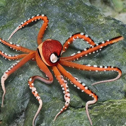 Image similar to an animal that is a genetic combination of spider and octopus