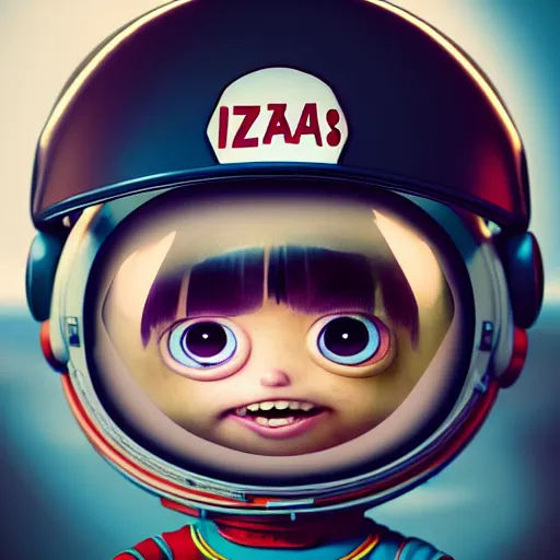 Image similar to an epic chibi comic book style portrait painting of an astronaut, character design by mark ryden and pixar and hayao miyazaki, unreal 5, daz, hyperrealistic, octane render, cosplay, dynamic lighting, intricate detail, cinematic