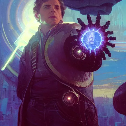 Image similar to highly detailed vfx portrait of kirby stealing the avenger's powers, stephen bliss, greg rutkowski, loish, rhads, beeple, makoto shinkai, tom bagshaw, alphonse mucha, sharp focus, art by artgerm and greg rutkowski, stanley kubrick, backlit, harsh overhead sunlight,