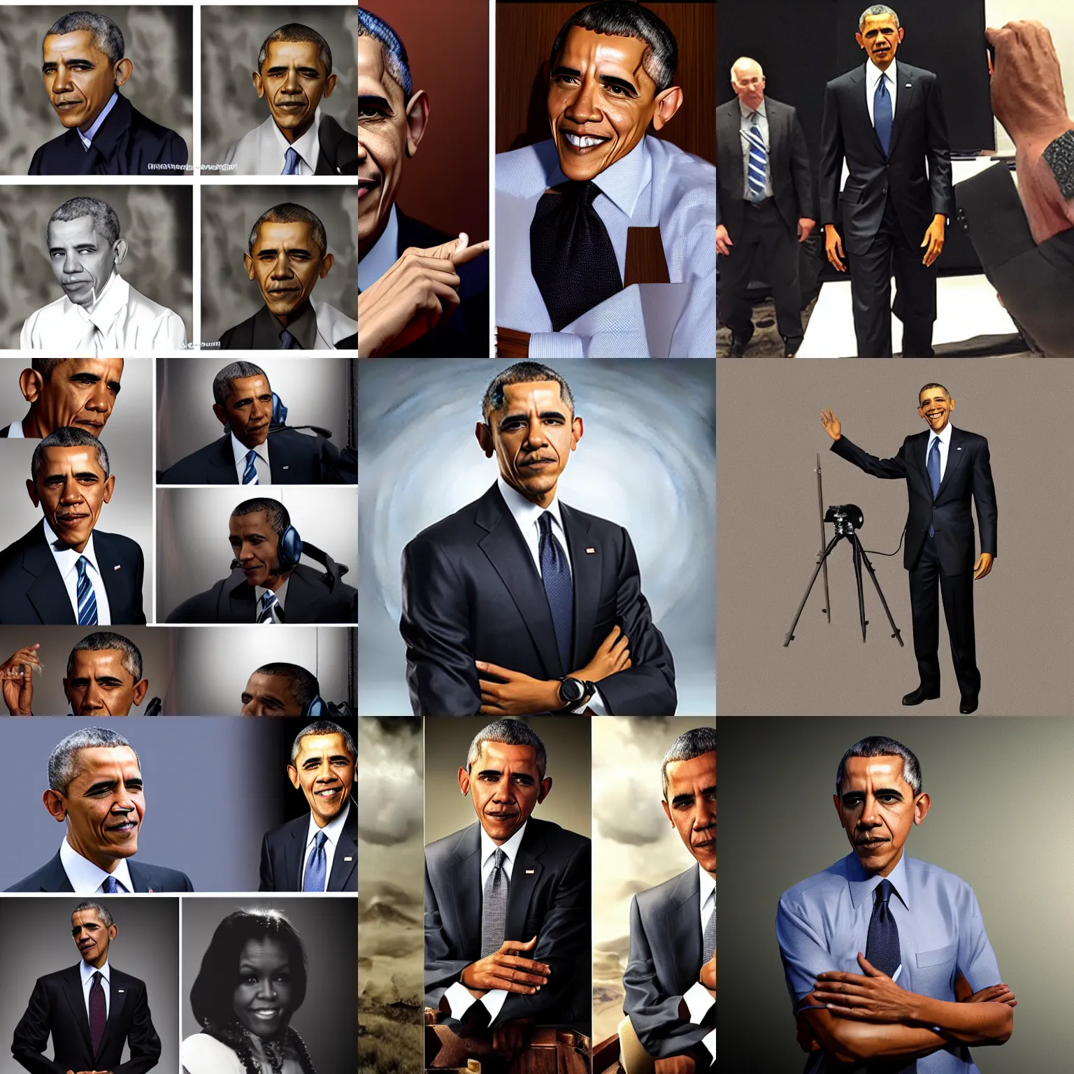 Prompt: barack obama cosplaying as the high king of skyrim, professional, studio lighting, studio quality