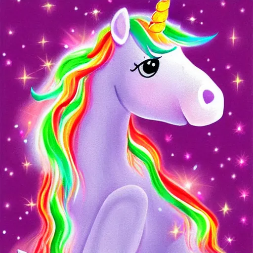 Image similar to unicorn, cute, digital art