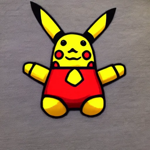 Image similar to a lava Pikachu