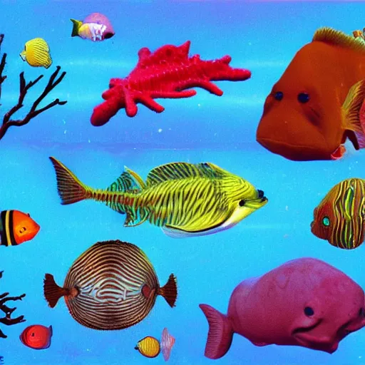 Image similar to deep sea underwater creatures