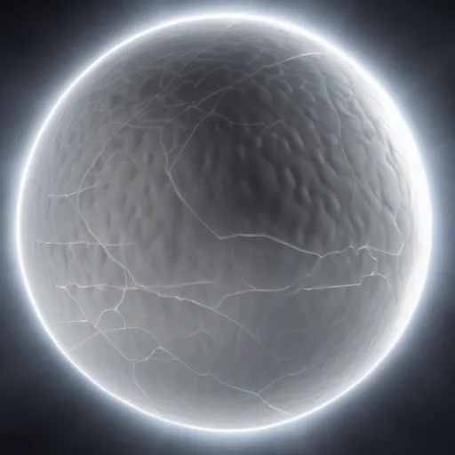 Image similar to storm of sphere atoms, photorealistic, 4 k