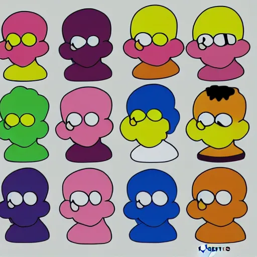 Image similar to kaws kimpsons