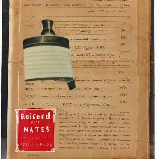 Image similar to 1940s recipe book cover with recipes for matzah