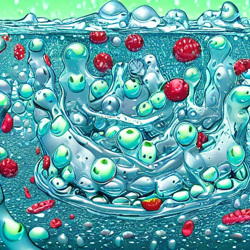 Image similar to gelatinous freakout, album art, no text, no watermark, digital art, extremely detailed, sharp, 4 k ~ w 7 6 8