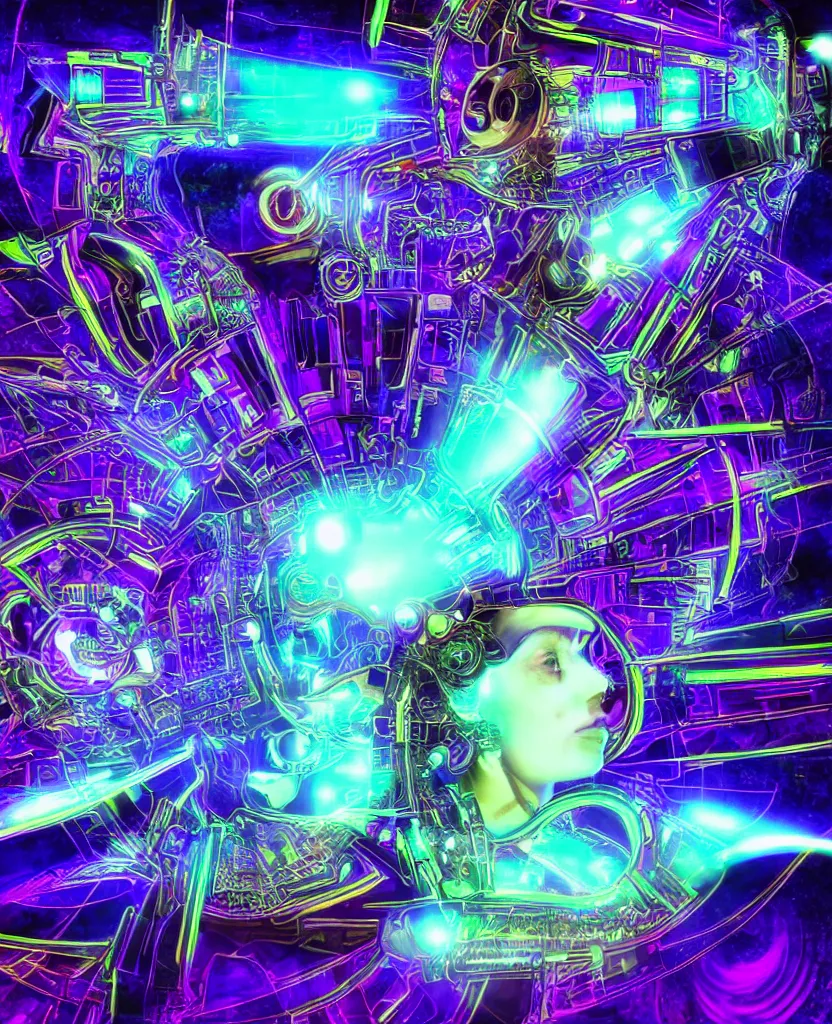 Image similar to techno - spiritual futurist machine loa, perfect future, award winning digital art